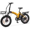 Jeep E-BIKES Sonoran Bicicletta Elettrica Pieghevole 250W 20" Nero Oro Alluminio