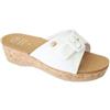 SCHOLL SHOES Scholl Wappy Sandalo Donna con Tecnologia Scholl Memory Cushion Colore Bianco Taglia 39
