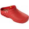 SCHOLL SHOES Scholl Clog Evo Taglia 36-37 Colore Rosso Ciabatta Unisex in TPR con Tecnologia Memory Cushion