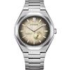 CITIZEN NK5020 Orologio automatico da uomo Zenshin 60 Super Titanium con cinturino in titanio e vetro zaffiro, beige., Moderno