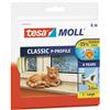 Tesa Moll P-Profile Seal - Gomma Sigillante per L'Isolamento degli Spazi tra Porte e Finestre - Marrone - 6 m x 9 mm x 5,5 mm
