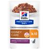 Hill's Prescriprtion Diet Gatti Hill's Prescription Diet Gatto kidney care k/d 12 buste 85 gr manzo