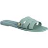 DON ALGODON Mujer - Chanclas para Playa Y Piscina-Sandalias Flip Flop de Goma con Suela Antideslizante Y Ligera, Donna-Infradito Spiaggia Sandali, Verde, 38 EU