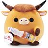 Snackles, peluche Serie 3 da 35 cm di ZURU (ROBBIE), peluche con accessorio snack