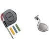 Weber 7211 - Sonda Alimenti per iGrill, Nero & 7240 - Staffa Supporto iGrill, Argento