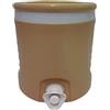 COSE DA CASA Thermos Borraccia Termica 3 Litri con Rubinetto Maniglia Contenitore Frigo Acqua in Plastica Bocca Larga Tappo e Contenitore Porta Oggetti - 3 Colori Disponibili (marrone)