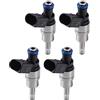 A ABSOPRO Iniettore Carburante Ugello Per VW Golf 2.0L 4pz Nero | Nero, Metallo, Plastica, 8.4X5X2Cm, 06F906036F, 1 Foro, 2 Pin, Per Audi TT, TT Quattro, TTS Quattro 2.0L 2009-2015