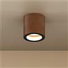 Applique da soffitto IP54 GU10 in Alluminio e Vetro - Corten