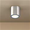 Applique da soffitto IP54 GU10 in Alluminio e Vetro - Inox