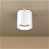Applique da soffitto IP54 GU10 in Alluminio e Vetro - Bianca