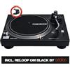 Reloop RP-1000 MK2 Giradischi x Dj a cinghia incluso testina+puntina OM Ortofon