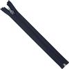 Aerzetix - Set di 10 Cerniere Lampo a Spirale N°5 25 cm separabili con cursore - in Metallo Nylon Poliestere - Colore Blu Scuro - per Cucito Artigianato creazioni Tessili
