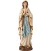 BC BUILDCLASSIC Buildclassic - Statua cattolica della Madonna di Lourdes, statuetta Madre della Beata Vergine Maria, decorazione ispiratrice per la casa, regalo religioso, altezza 15,2 cm, scultura rinascimentale