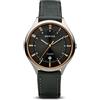 BERING 11739-879 Orologio da uomo al quarzo, orologio da polso con cassa in titanio color argento da 39 mm, quadrante grigio, cinturino Nato, vetro zaffiro, 5 ATM