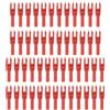 PATIKIL 50pz Frecce per Tiro Arco Nocks 4,2mm 0,165 Inserto Nock Rosso | Frecce di Ricambio, per Frecce Caccia Arco Composito Arco Ricurvo