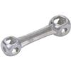 Filmer Unisex 10-Foro Bone Key-Silver, 7 - 15 mm, Unisex, 10-Hole, Silver