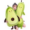 Tikwisdom Avocado, alligatore pera, avocado verde, simulazione avocado peluche, bambola cuscino dormiente, bambola, bambola vacanza regalo caldo peluche cuscino giocattolo cuscino (90cm)