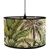 FANSU Paralume per lampada da tavolo, stampa di animali e piante, paralume a sospensione, per lampada da terra, lampada da tavolo, lampada da soffitto, soggiorno, decorazione moderna (piante verdi)