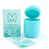 Mascoto ® Sterilizzatore per tazze mestruali e dischi: essere utilizzato come detergente per tazze mestruali portatili e riutilizzabili, custodia per stoccaggio e sterilizzatore a vapore a microonde
