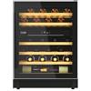 De'Longhi CA6DZ6G Cantinetta Refrigerata Vino, Da Incasso, Sotto Top, 134 Litri, 39 dB(A) 8 Ripiani In Legno, Controllo Temperatura, Luce Interna, Porta Reversibile, Colore Nero, Classe Energetica F