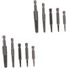 SHINEOFI Estrattore Danneggiate 5 Pezzi Punta Da Trapano Per Rimozione Spanate Utensile Portatile Per Riparazioni Compatibile Trapani Standard
