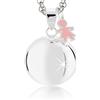 MAMIJUX® Chiama Angeli Bambina Mamma Idea Regalo Gravidanza Collana Donna Richiamo degli Angeli Catenina Acciaio