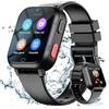 Fitonme Orologio intelligente 4G per bambini, GPS Tracker, telefono Wi-Fi, posizione in tempo reale, messaggio di videochiamata, impermeabile, SOS, contapassi, Geofence, GPS anti perdita per bambini,