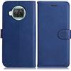 DENDICO Cover per Xiaomi Mi 10T Lite 5G, Premium Portafoglio PU Custodia in PU Pelle, Flip Libro TPU Bumper Caso per Xiaomi Mi 10T Lite 5G, Blu Navy