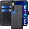xinyunew Custodia per Huawei P Smart Plus 2019, Honor 20 Lite,Cover Huawei P Smart Plus 2019 Libro,Custodia Huawei Honor 20 Lite Pelle,Flip Cover per Phone Portafoglio per Honor 20 Lite,Nero
