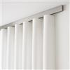 Byour3 BY3 - Binari per Tende a Soffitto/Parete - SU MISURA - Binario Tenda con ganci interno Bastoni e Binari per tende a onda con Fettucce - Bastone a Onde Costanti Tende in cotone Binario scorrevole