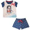 SANTORO - Pigiama Mezza Manica in Cotone Estivo da Bambina/Ragazza Art. 54446 (6 Anni)