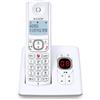 ALCATEL F530 Voice - Telefono fisso cordless DECT con segreteria - Grande display retroilluminato - Vivavoce - Funzione blocco chiamate - 2 tasti di memoria diretta - Bianco/Grigio