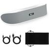 Goobay 95122 Sistema audio a 2 vie (2 x 3.0W) / SoundBar / altoparlanti stereo da 6W per PC, Mac, tablet, smartphone, TV e notebook / bianco
