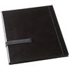LEUCHTTURM1917 317520 Cartella musicale A4, in similpelle, con cinghia a mano, nero