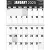Large Print Calendar Calendario da parete 2025 con stampa grande, carta pesante, 13 mesi, da gennaio 2025 a gennaio 2026, 43,2 cm di larghezza x 55,9 cm di lunghezza quando aperto.