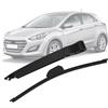 JinsenTGG Braccio e Spazzola Tergilunotto Posteriore Compatibile con Hyundai i30 GD 2011-2017, Braccio Tergicristallo Posteriore Gomma, Kit Spazzole Tergicristallo Posteriore Impermeabile