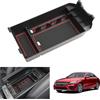 GAFAT Compatibile con Mercedes-Benz Classe C W205 2015-2021/ EQC N293 2019-2024 Scatola portaoggetti per Braccioli, Organizer Vassoio, Classe C W205 Accessori (Rosso)