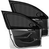 CGEAMDY 2 Pezzi Parasole per Auto, Tendine Parasole Auto Finestrini Laterali, Tende Oscuranti Vetri Auto, Tendine Parasole UV Anti-Zanzara, Automotive Interno Accessori Decorazione(Fenêtre Avant)