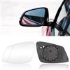 Altsbaos 1PCS Compatibile con BMW Serie 1 2 3 4 5 6 7 i3 X1 Specchietto F20 F21 F22 F23 F46 F30 F31 F32 F33 F34 F36 F48 F10 F11 F12 F13 F01 F02 F04 F06 F07 Specchio Retrovisore Riscaldato-Sinistro