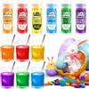 Kicofood Colorante Alimentare Pasquale - 48 Pezzi Di Compresse Coloranti per Uova Di Pasqua, 6 Colori Decorazioni Di Uova Di Pasqua Per Bambini Compresse Colorate - Giallo, Rosso, Blu, Verde, Arancione, Viola