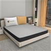 Mundialflex Materasso Memory Singolo 90x190 alto 20 cm, indeformabile, ortopedico - Dispositivo Medico - Baita