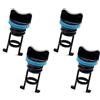 BOXOB 4 Pz Tappi Kayak, 5,4x2,5cm Tappi Scarico per Kayak in Nylon a Vita con Filettatura da 0,75cm per Canoa Gommone Barca (Blu)
