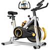 ChaoKe Cyclette da Casa, Cyclette per Casa con Resistenza Magnetica Ultra-forte, Cyclette Professionale con Sedile Comodo e Grande Aggiornato, per Fitness ed Esercizio a Casa, Max.160kg [2025 Aggiornato]