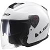 LS2 GPR 305211002S Casco Moto LS2 Of521 Compatibile con LS2 OF521 INFINITY, Gloss White, S