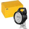 HELLA 1G4 003 470-001 Alogeno-Faro da lavoro, Matador, 12/24V, Montaggio, esterno/Raccordo a vite, Fissaggio a 4 punti, Illuminazione campo vicino, Spina estremità del cavo aperta