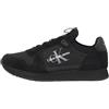 Calvin Klein Donna Sneakers Runner Sock Laceup Profilo Basso, Nero (Trpl Black), 37