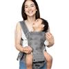 Pandanling - Portabebè con Sedia per Anca da Neonato a Bambino Piccolo - Vincitore del Mom's Choice Award, 6 Modi di Portare in 1 ed Ergonomico per 0-36 Mesi (3-35 kg) (Grigio)
