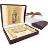 ESNOY Arras De Boda Catolica Virgen De Guadalupe Regali, Arras Para Boda Catolica, Arras De Matrimonio,Arras per monete di nozze cattoliche, classiche cerimonie d'oro Arras Set Decoracion Accessori da sposa