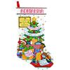 Design Works - Kit Ricamo a Punto Croce per Calza di Natale Multicolore | embroidery by Marussia
