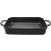 ELO Rostiera rettangolare in alluminio pressofuso con scanalature per barbecue